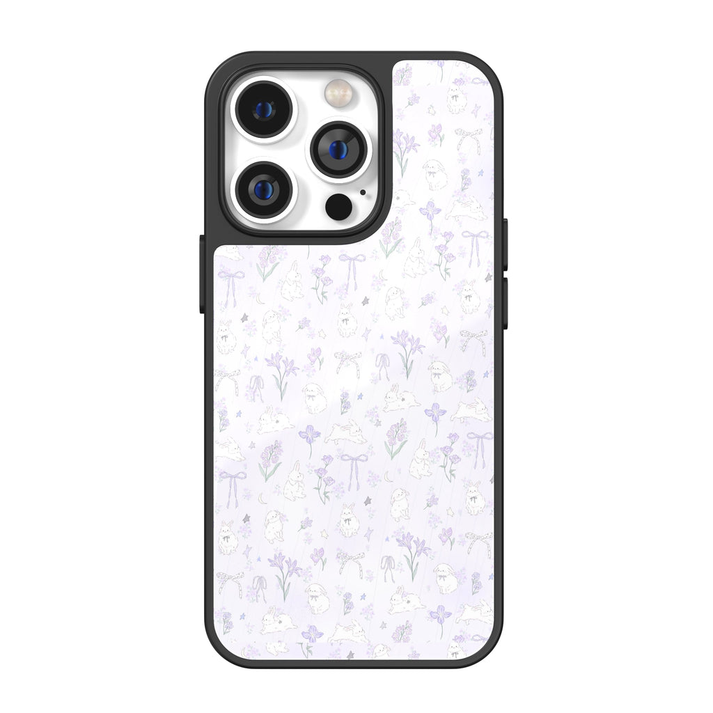 Lavender Ribbon Bunny iPhone Case