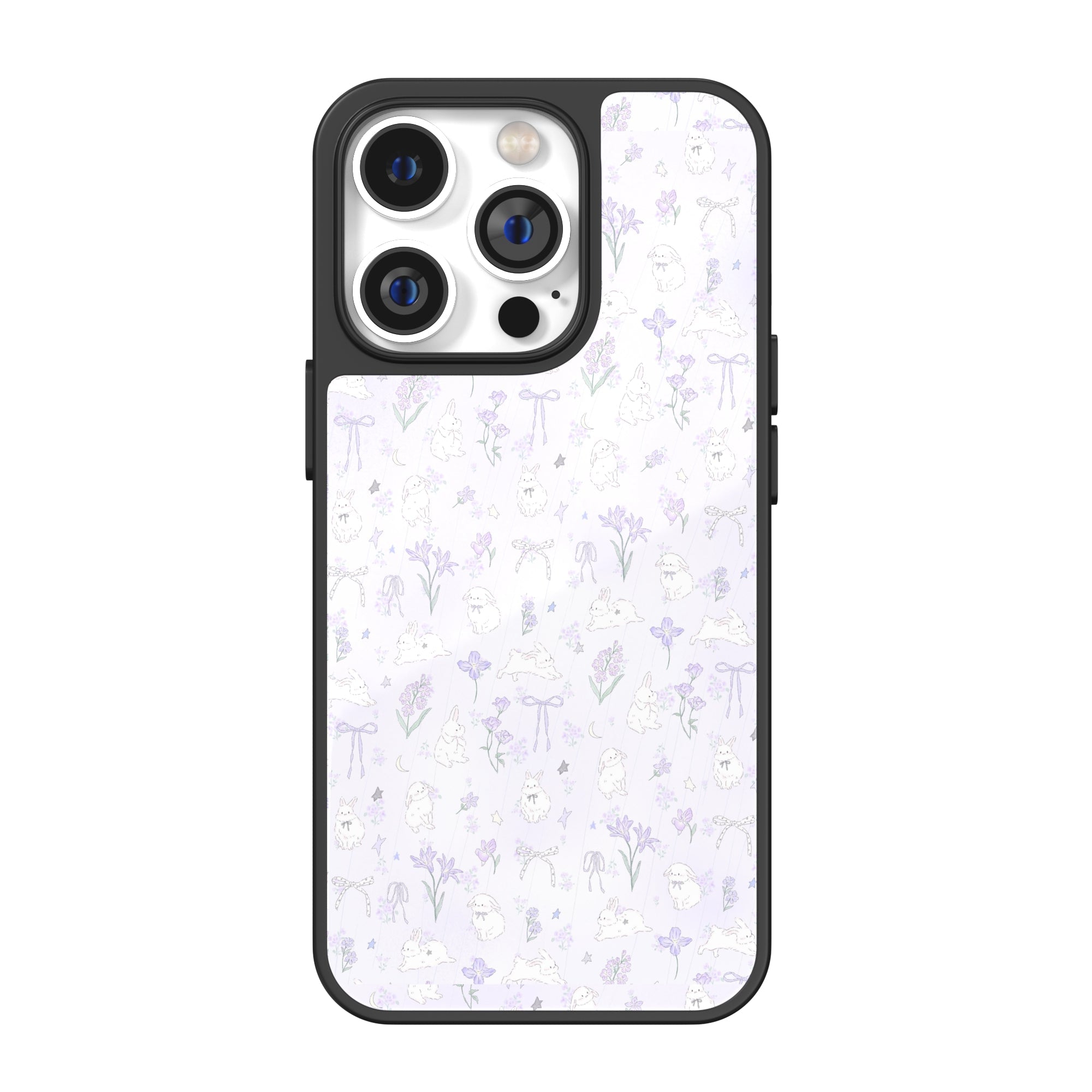 Lavender Ribbon Bunny iPhone Case