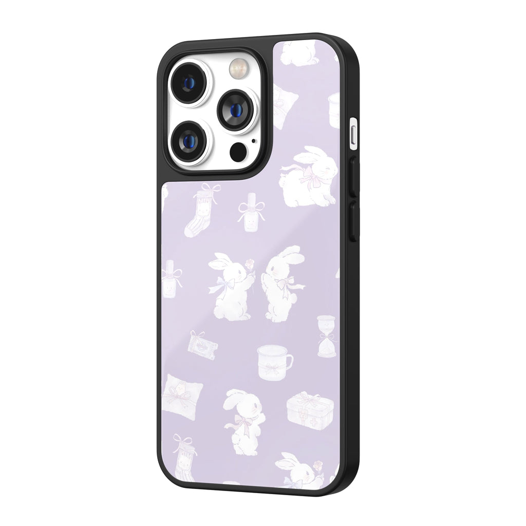 Lilac Hour Bunny iPhone Case