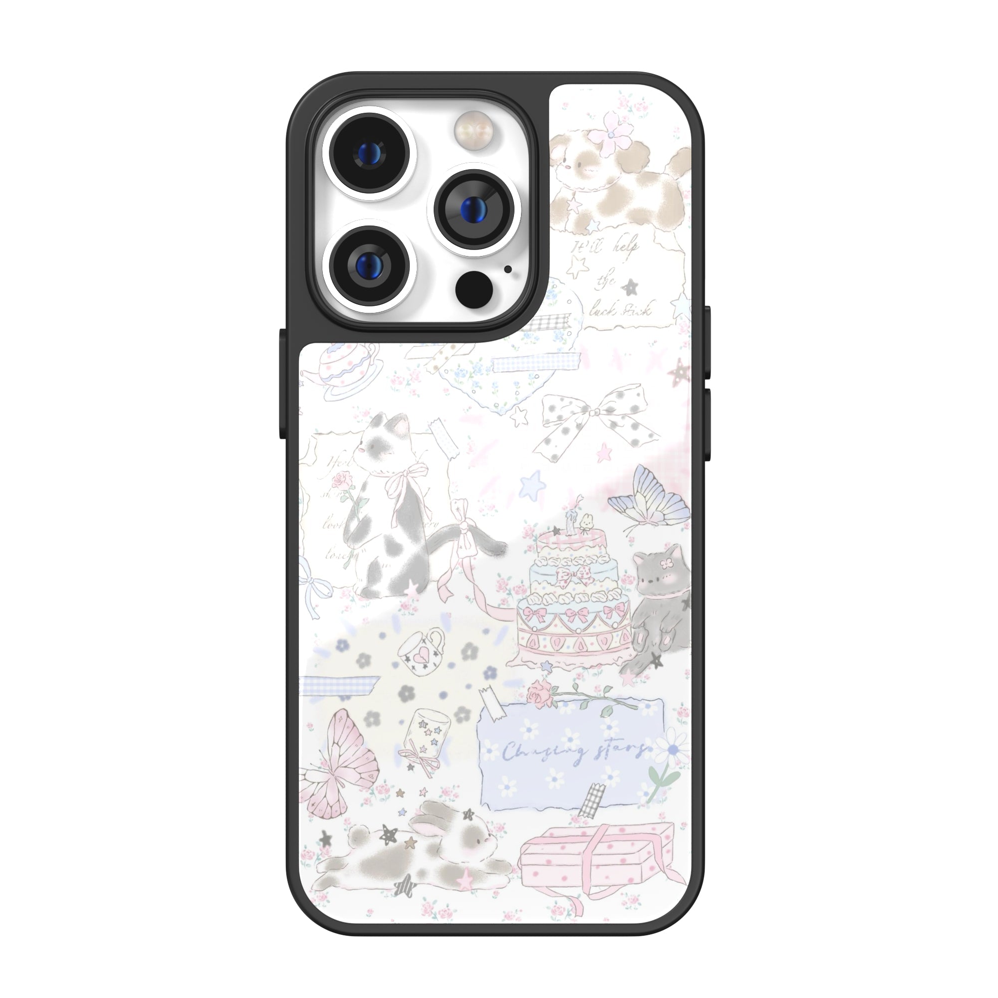 Ribbon Tale Illustration iPhone Case