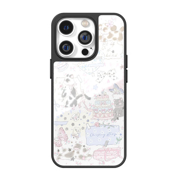 Ribbon Tale Illustration iPhone Case