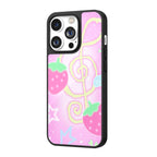 Strawberry Rhythm Illustration iPhone Case