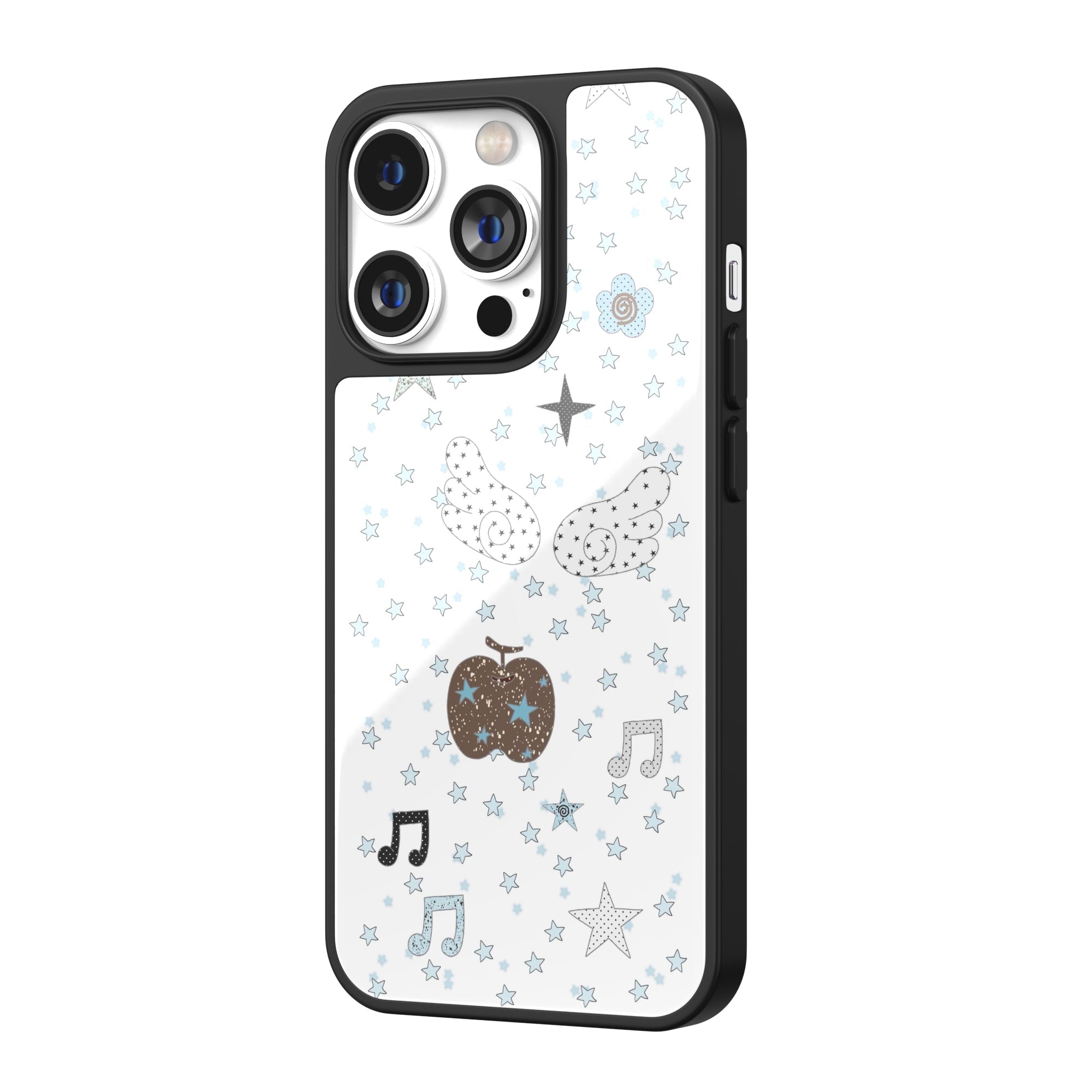 Celestial Letter Star Illustration iPhone Case