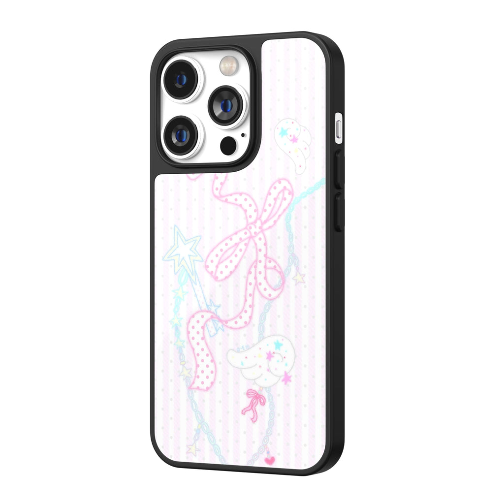Angel Ribbon Necklace iPhone Case