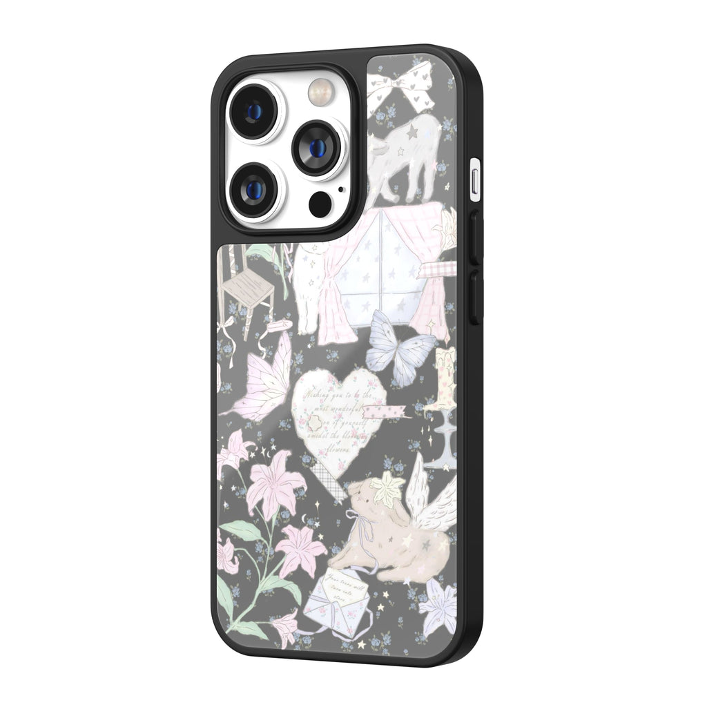 Springlight Window Illustration iPhone Case