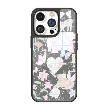 Springlight Window Illustration iPhone Case