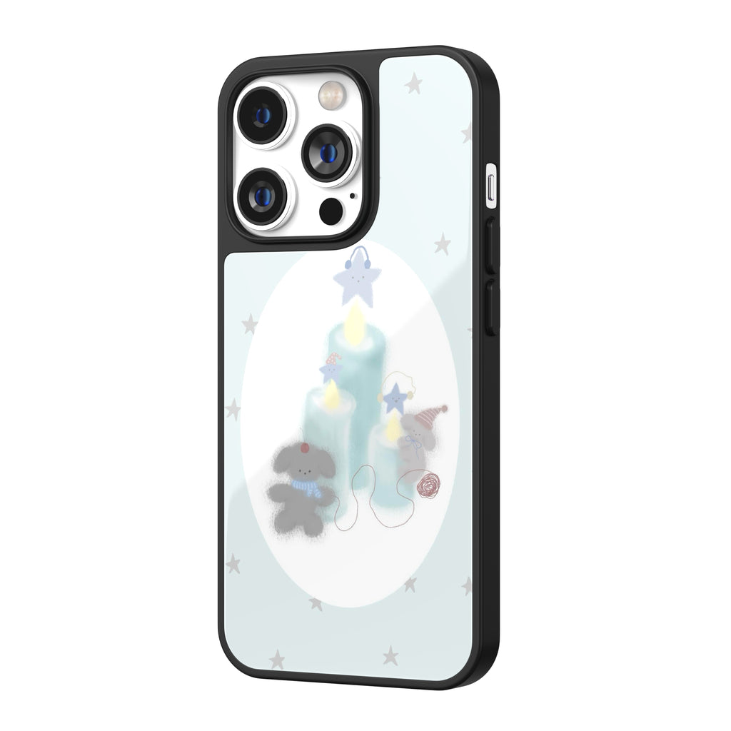 Candlelight Storytime Illustration iPhone Case