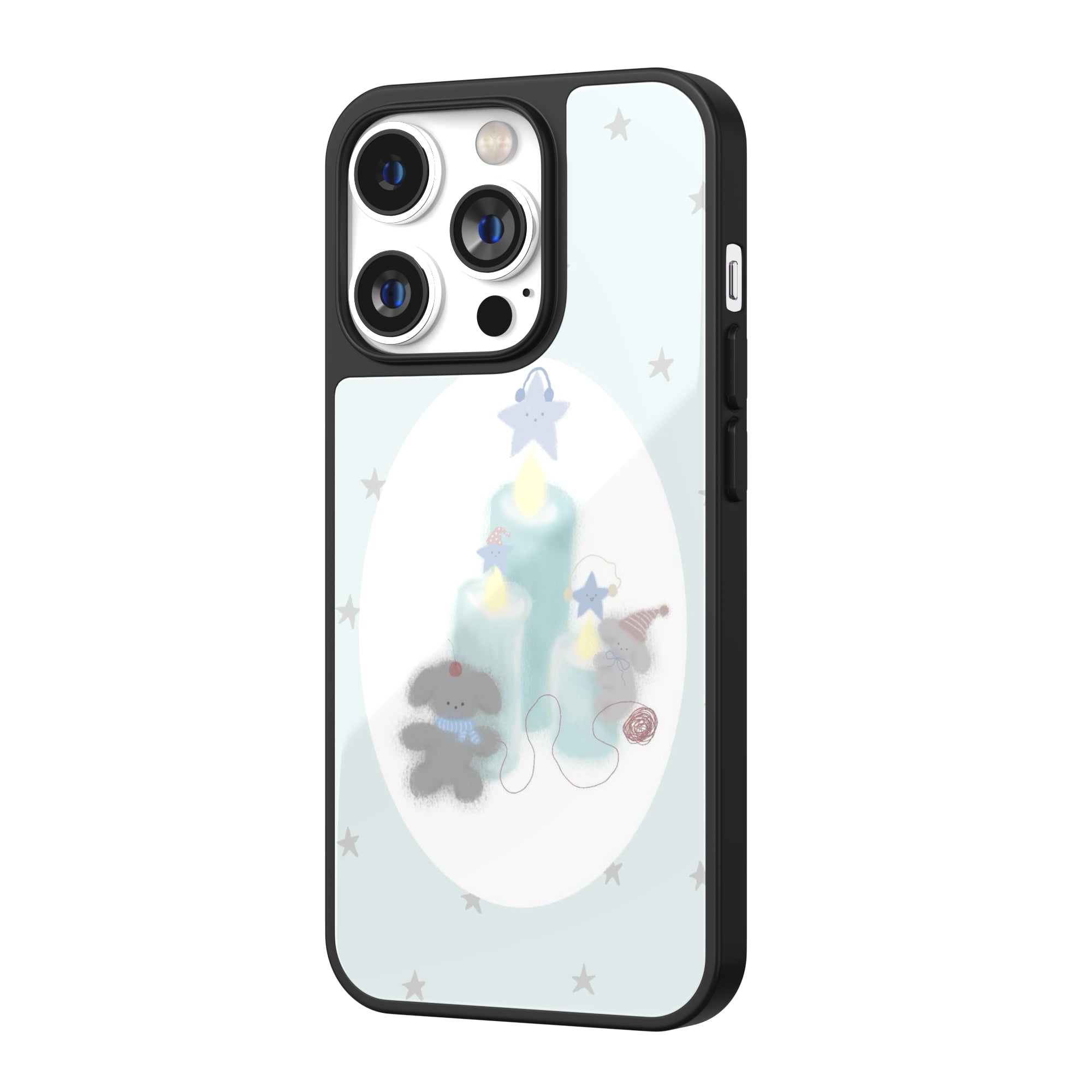 Candlelight Storytime Illustration iPhone Case