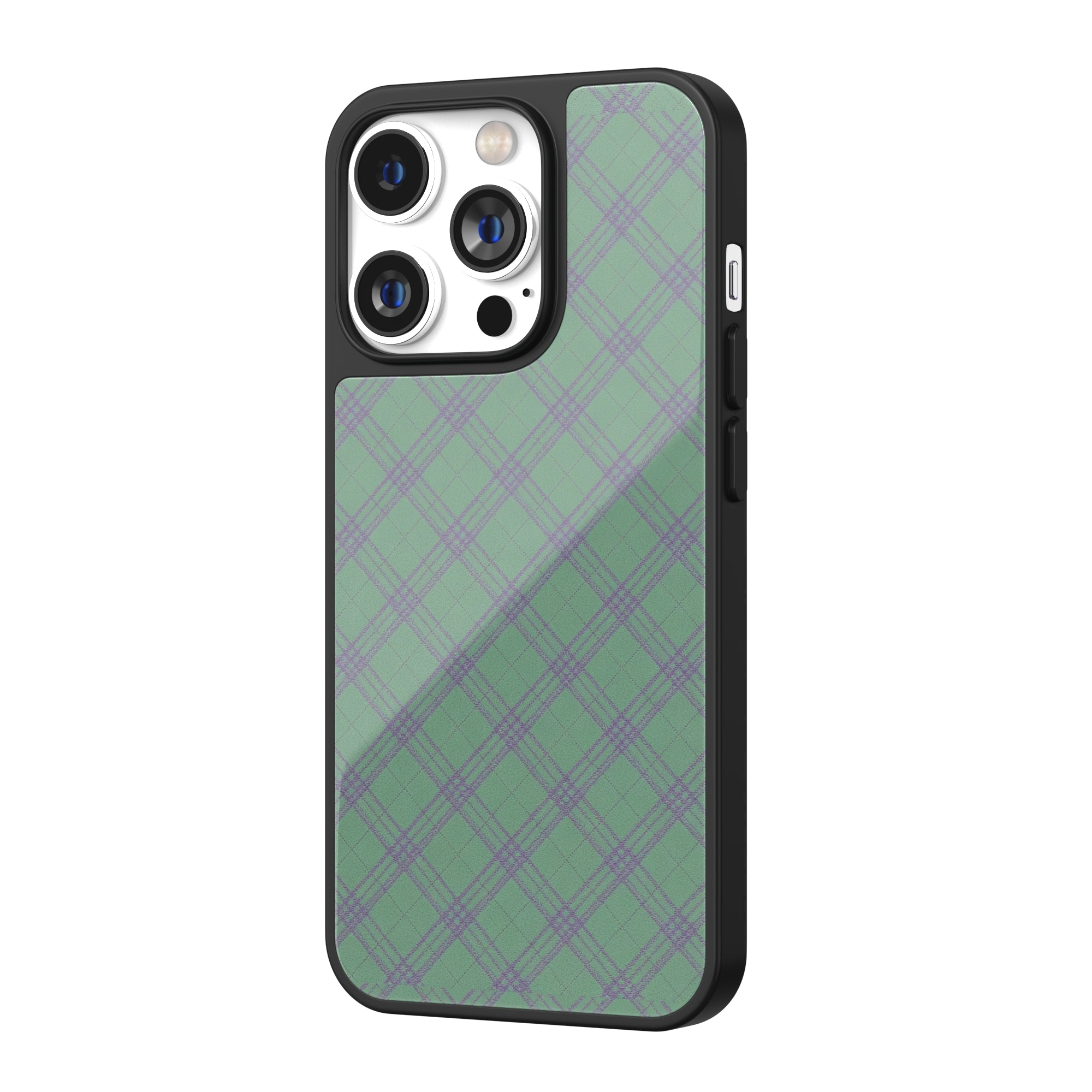 Sageberry Argyle iPhone Case