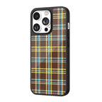 Vanilla Choco Check iPhone Case