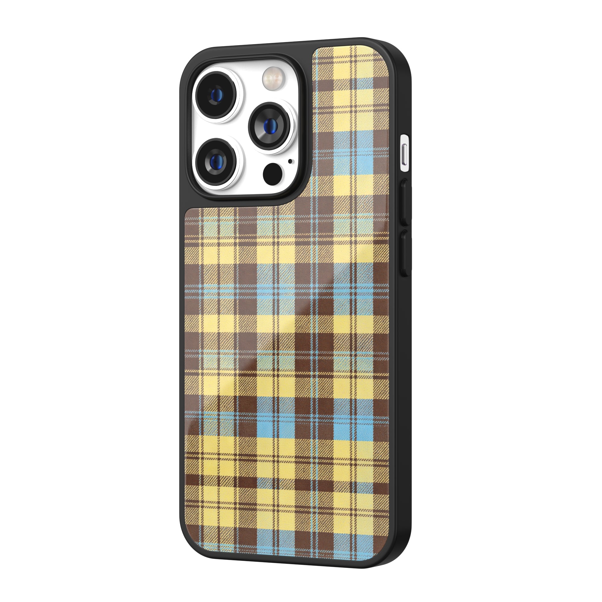 Butter Sky Check iPhone Case