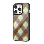 Cocoa Coconut Argyle iPhone Case