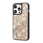 Lace Latte Butterfly iPhone Case