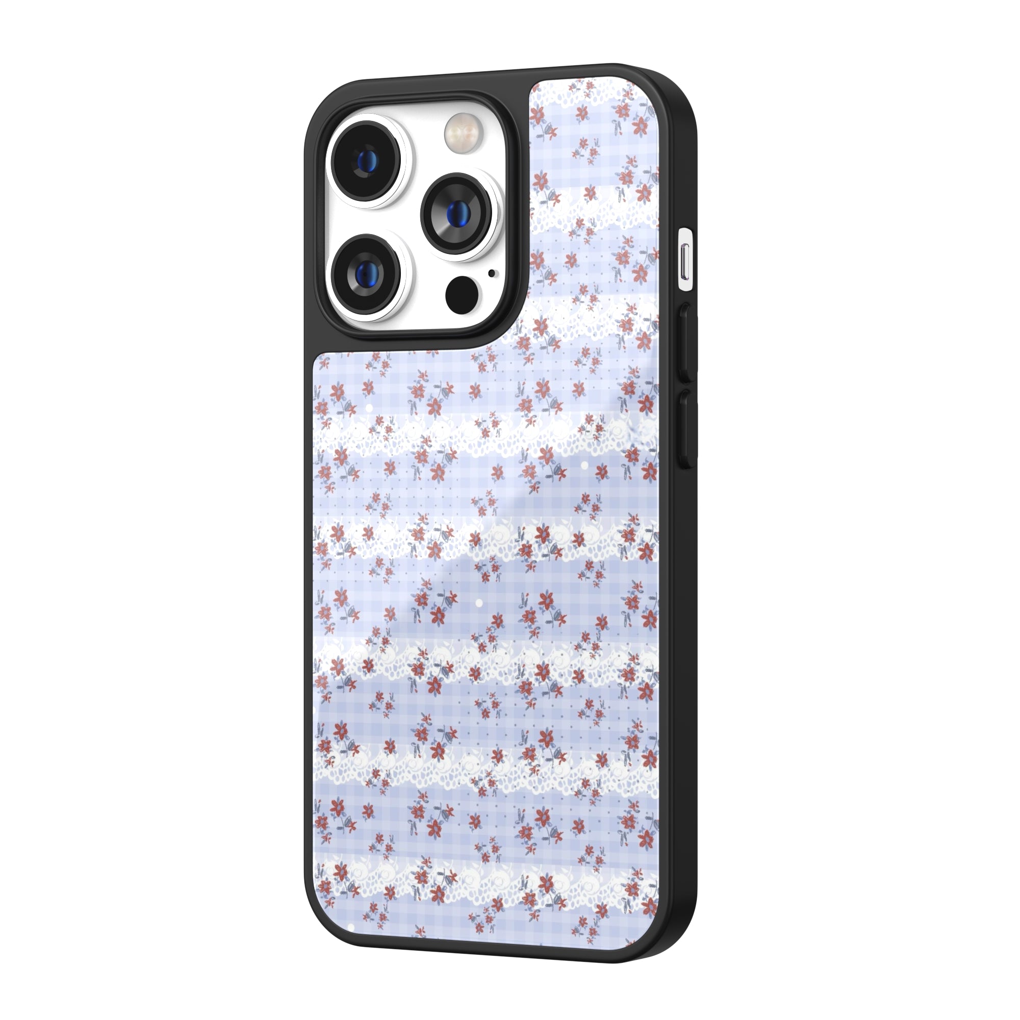 Blueberry Lacefield iPhone Case