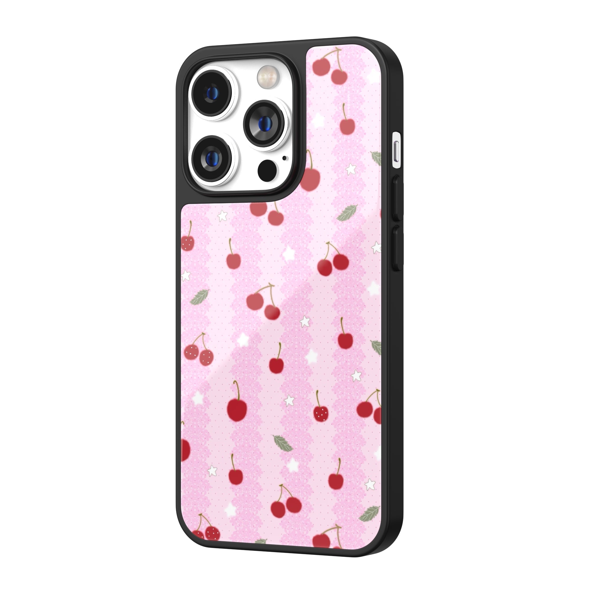 Pink Cherry Cake iPhone Case