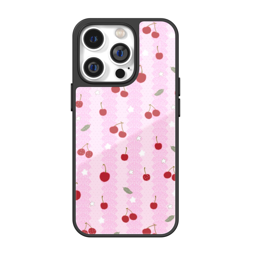 Pink Cherry Cake iPhone Case