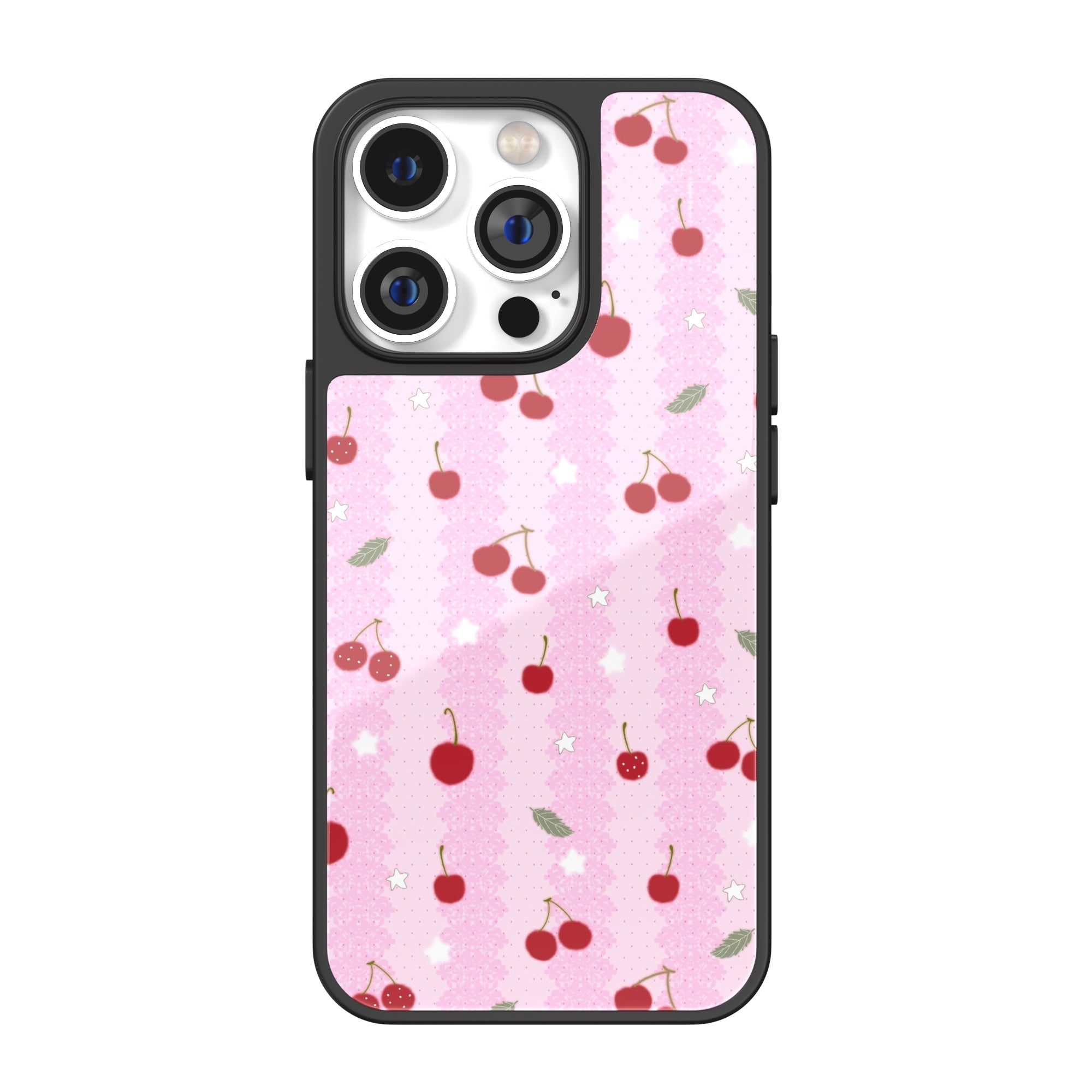 Pink Cherry Cake iPhone Case