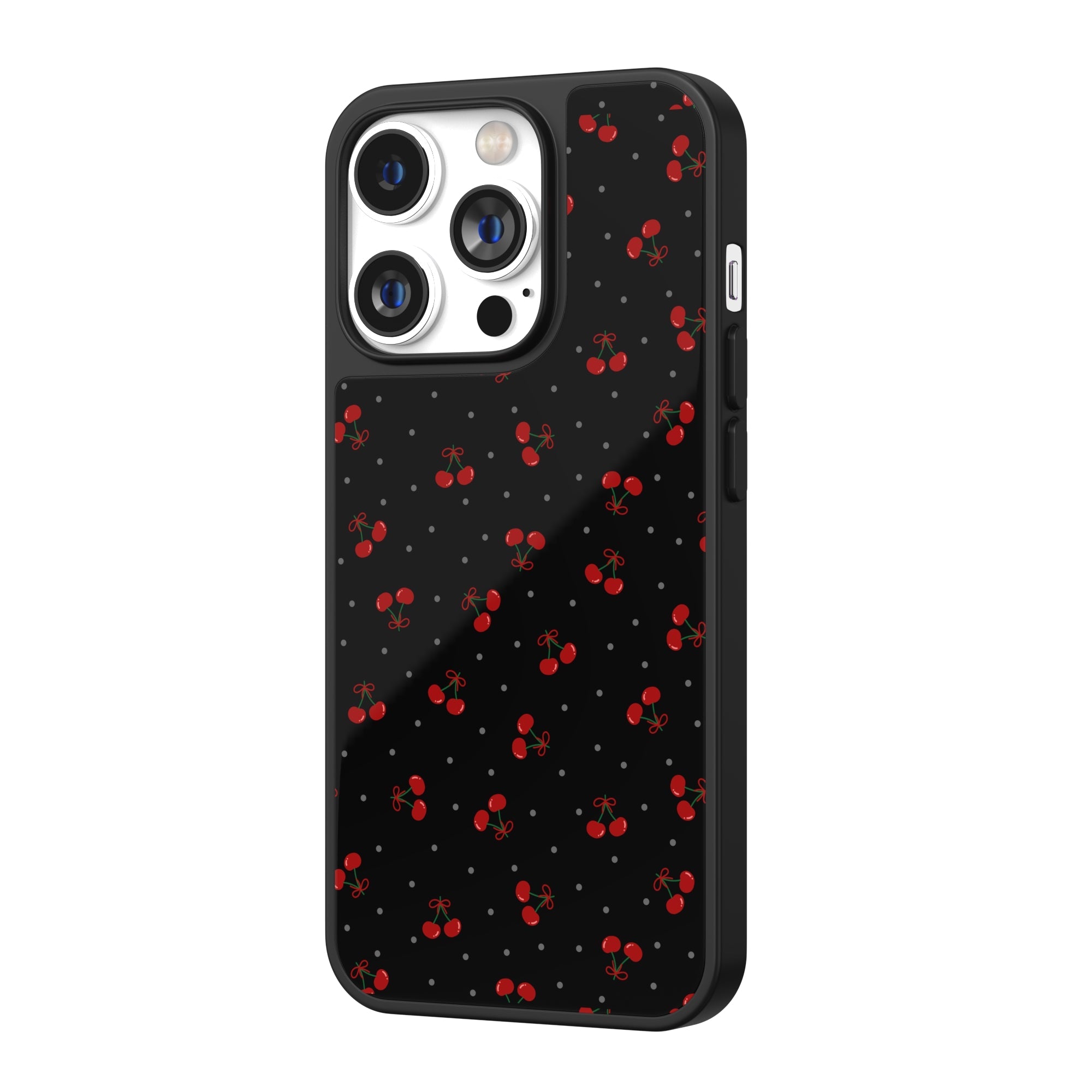 Midnight Cherry iPhone Case