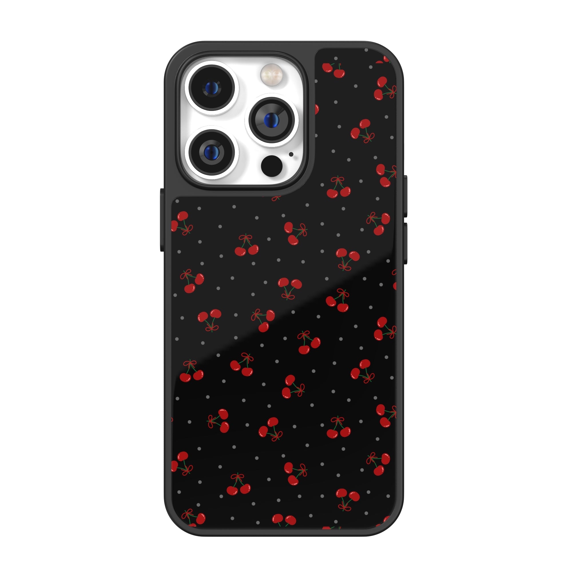 Midnight Cherry iPhone Case