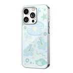 Tidal Mint Reverie Silver Frame iPhone Case