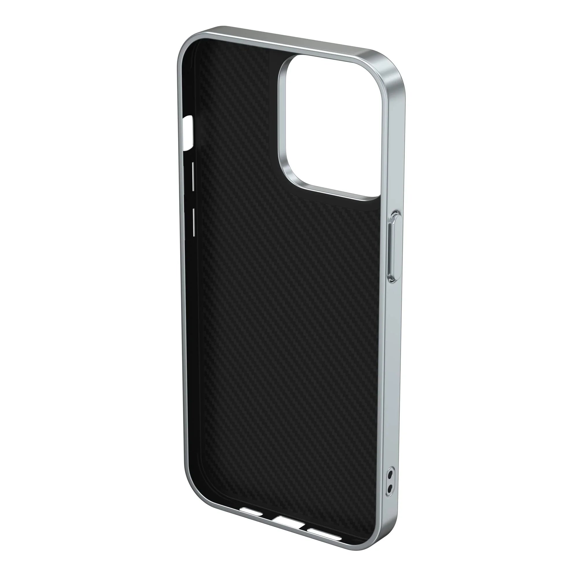 Starlit Pastel Skies Silver Frame iPhone Case